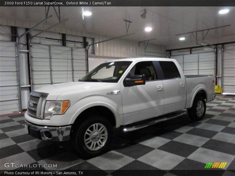 Oxford White / Camel/Tan 2009 Ford F150 Lariat SuperCrew