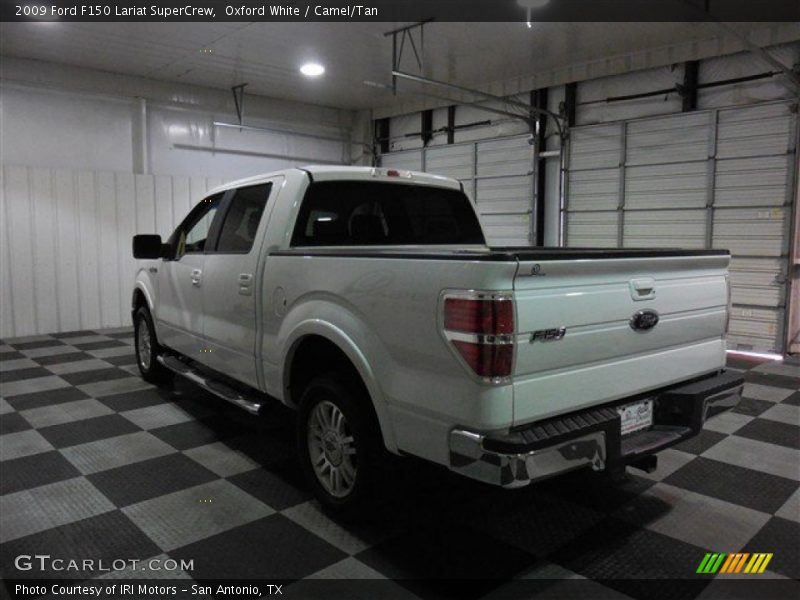 Oxford White / Camel/Tan 2009 Ford F150 Lariat SuperCrew