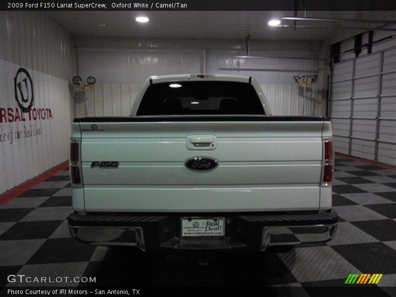 Oxford White / Camel/Tan 2009 Ford F150 Lariat SuperCrew