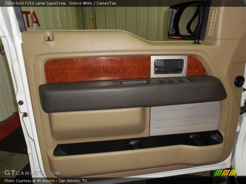 Oxford White / Camel/Tan 2009 Ford F150 Lariat SuperCrew