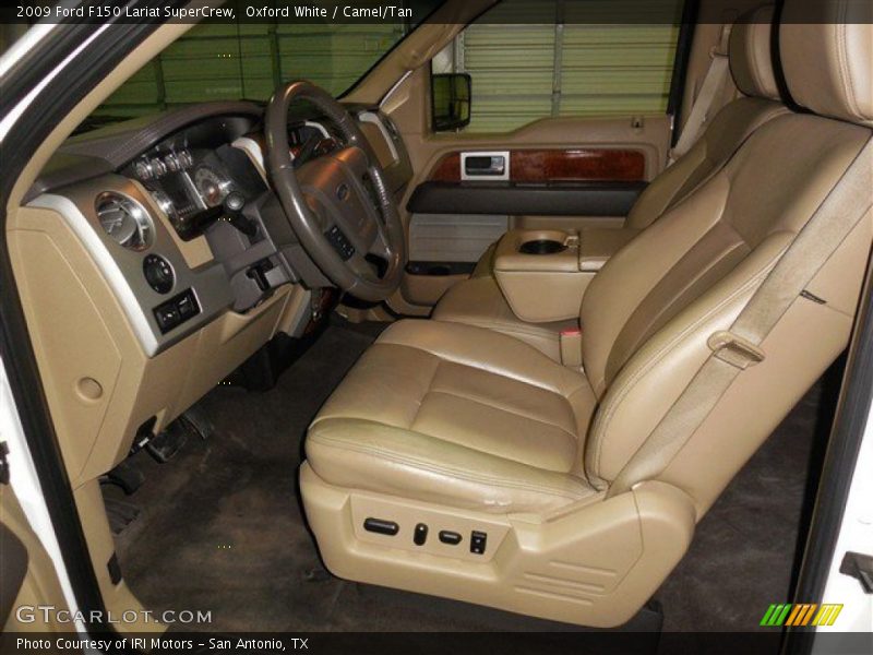 Oxford White / Camel/Tan 2009 Ford F150 Lariat SuperCrew