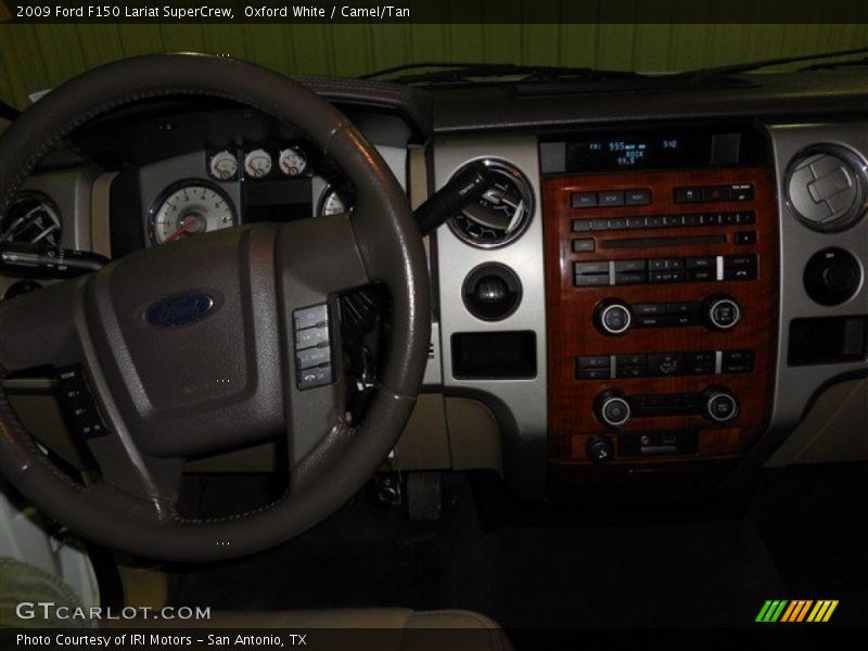 Oxford White / Camel/Tan 2009 Ford F150 Lariat SuperCrew