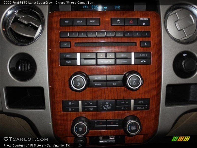 Oxford White / Camel/Tan 2009 Ford F150 Lariat SuperCrew