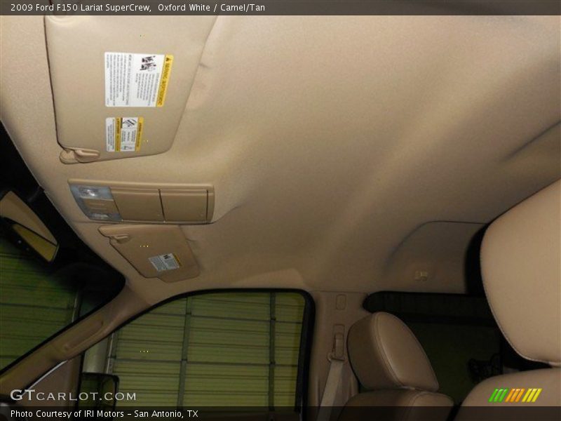 Oxford White / Camel/Tan 2009 Ford F150 Lariat SuperCrew