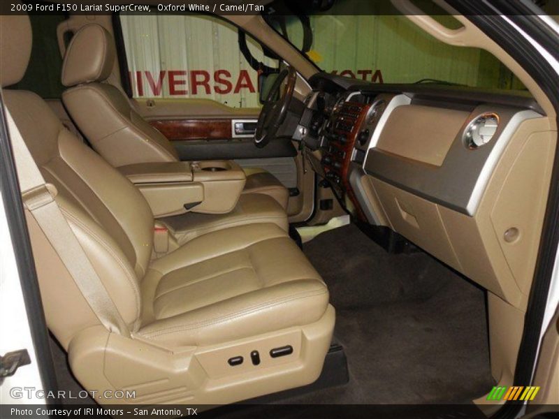 Oxford White / Camel/Tan 2009 Ford F150 Lariat SuperCrew