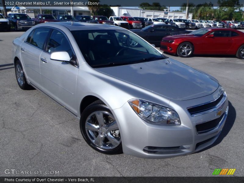 Silver Ice Metallic / Ebony 2012 Chevrolet Malibu LT