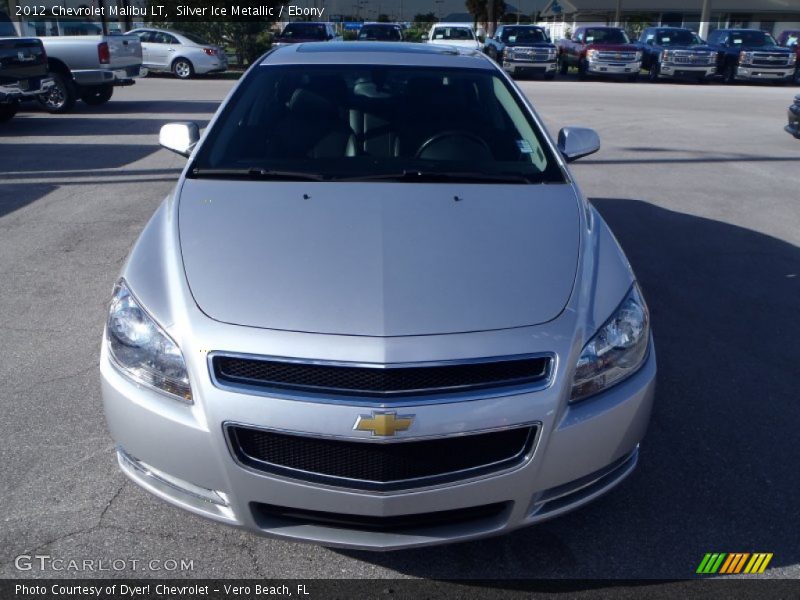 Silver Ice Metallic / Ebony 2012 Chevrolet Malibu LT