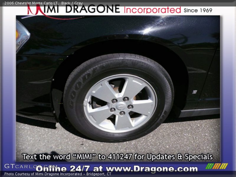Black / Gray 2006 Chevrolet Monte Carlo LT