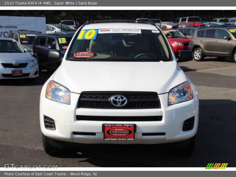 Super White / Sand Beige 2010 Toyota RAV4 I4 4WD