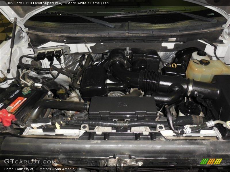 Oxford White / Camel/Tan 2009 Ford F150 Lariat SuperCrew
