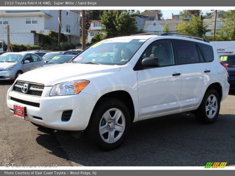 Super White / Sand Beige 2010 Toyota RAV4 I4 4WD