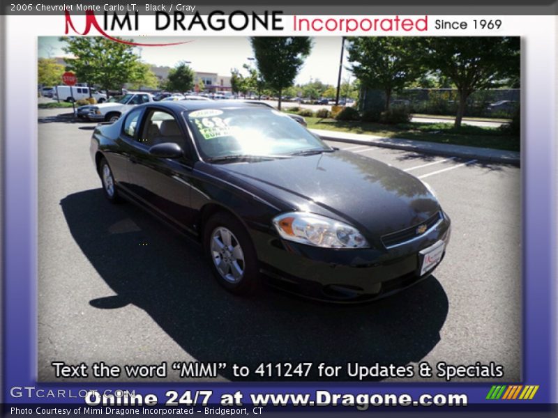 Black / Gray 2006 Chevrolet Monte Carlo LT