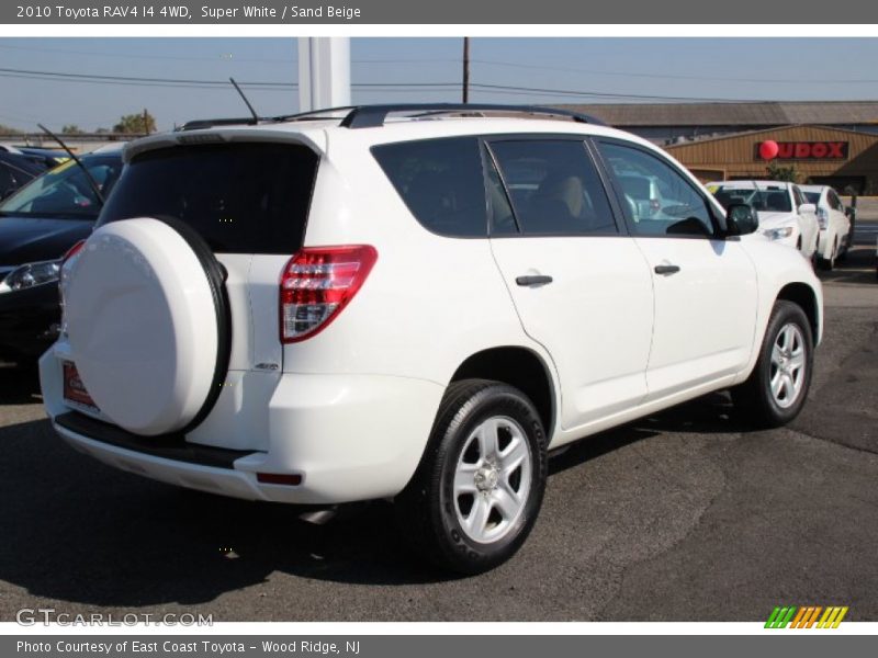 Super White / Sand Beige 2010 Toyota RAV4 I4 4WD