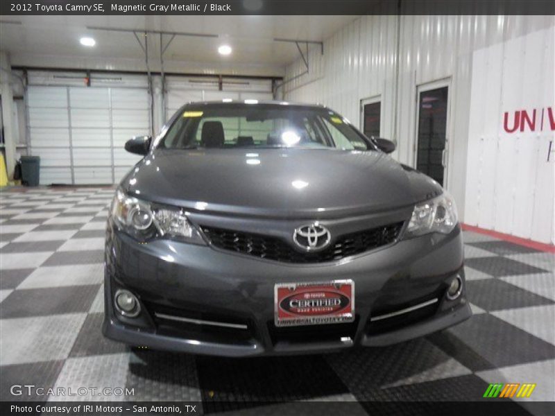 Magnetic Gray Metallic / Black 2012 Toyota Camry SE