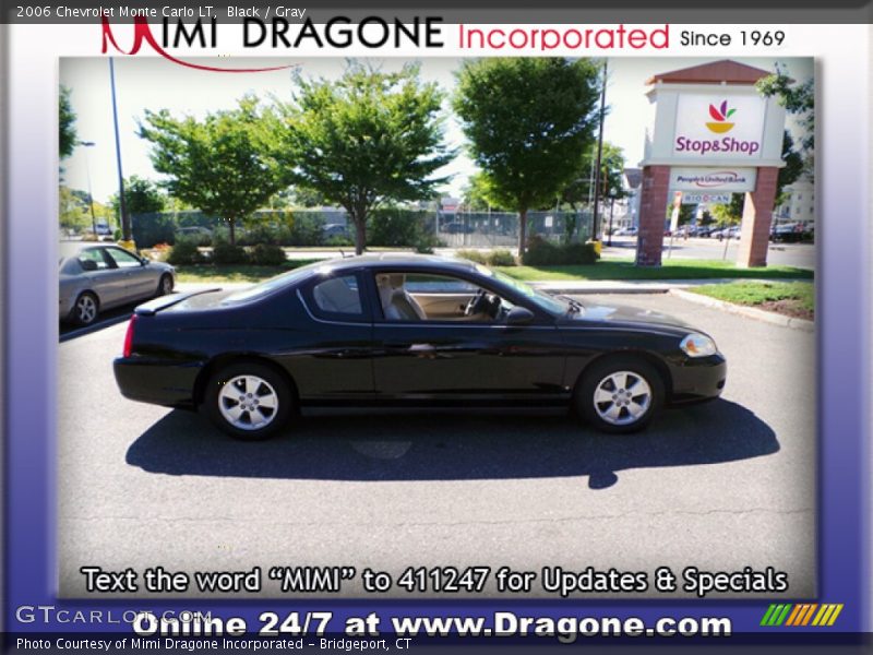 Black / Gray 2006 Chevrolet Monte Carlo LT