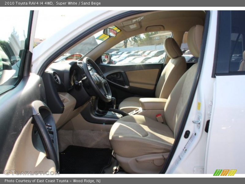 Super White / Sand Beige 2010 Toyota RAV4 I4 4WD