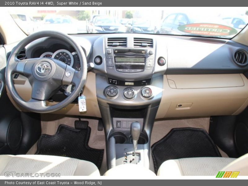 Super White / Sand Beige 2010 Toyota RAV4 I4 4WD