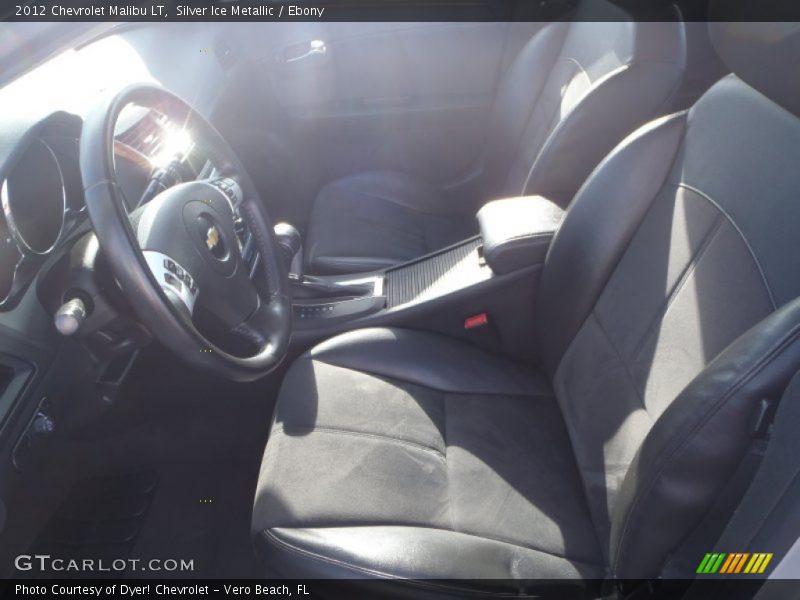 Silver Ice Metallic / Ebony 2012 Chevrolet Malibu LT