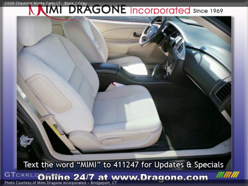 Black / Gray 2006 Chevrolet Monte Carlo LT