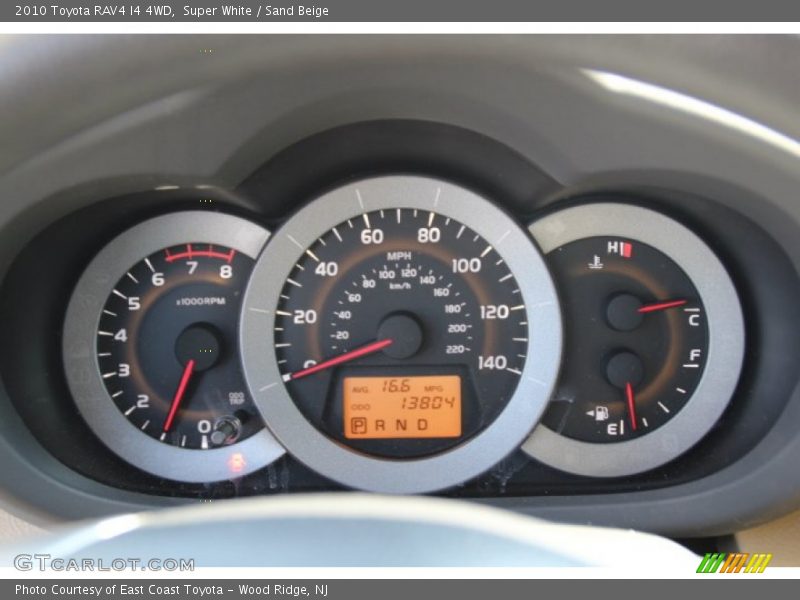 Super White / Sand Beige 2010 Toyota RAV4 I4 4WD