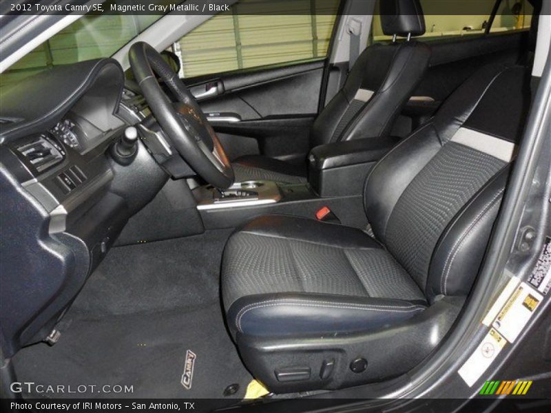 Magnetic Gray Metallic / Black 2012 Toyota Camry SE
