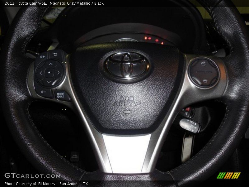 Magnetic Gray Metallic / Black 2012 Toyota Camry SE