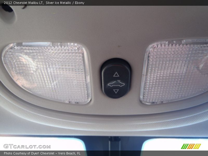 Silver Ice Metallic / Ebony 2012 Chevrolet Malibu LT