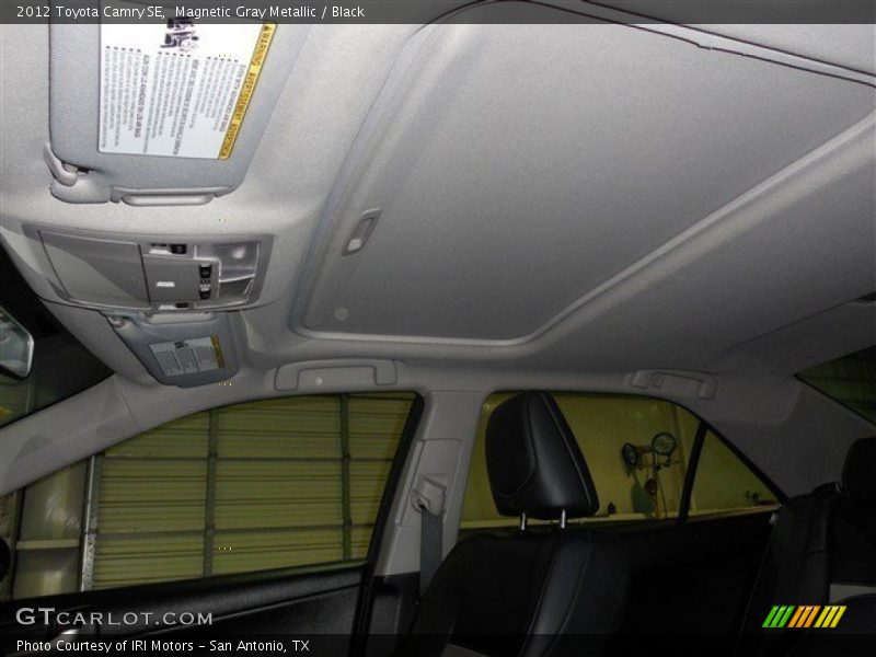 Magnetic Gray Metallic / Black 2012 Toyota Camry SE