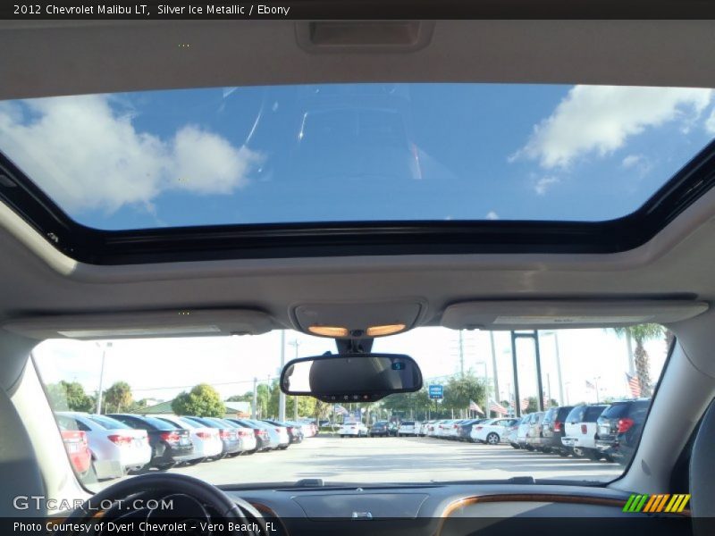 Silver Ice Metallic / Ebony 2012 Chevrolet Malibu LT