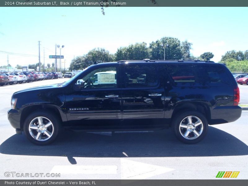 Black / Light Titanium/Dark Titanium 2014 Chevrolet Suburban LT