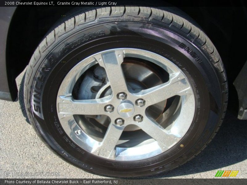 Granite Gray Metallic / Light Gray 2008 Chevrolet Equinox LT