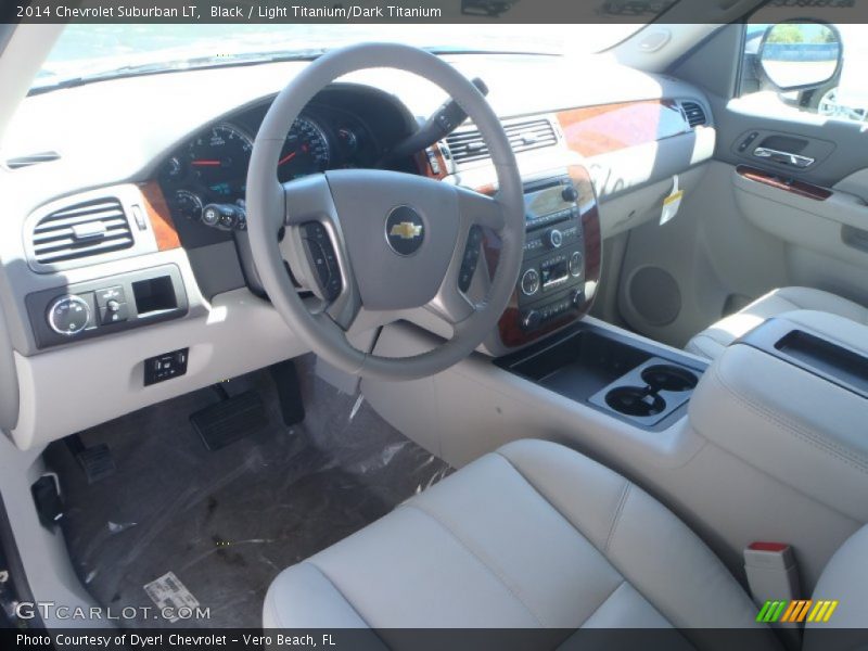 Black / Light Titanium/Dark Titanium 2014 Chevrolet Suburban LT