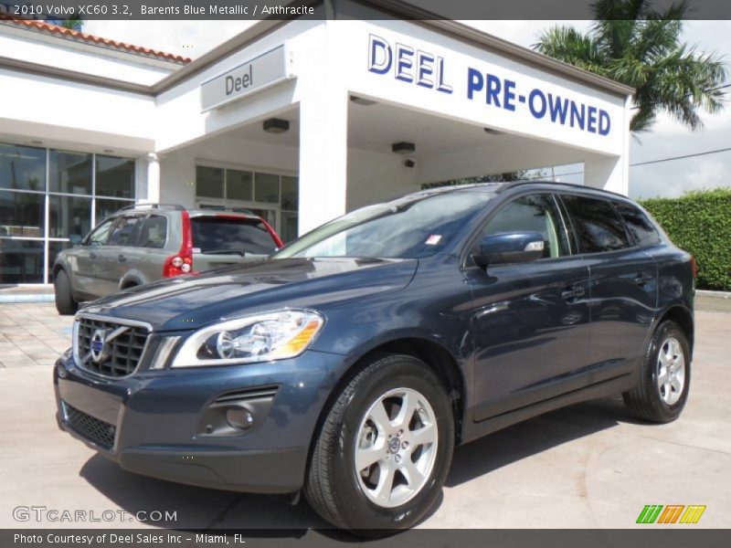 Barents Blue Metallic / Anthracite 2010 Volvo XC60 3.2