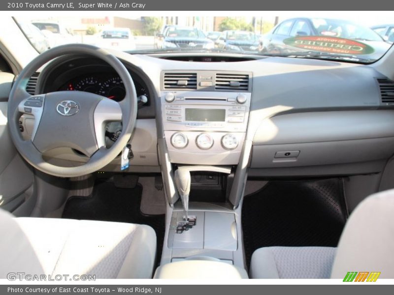 Super White / Ash Gray 2010 Toyota Camry LE