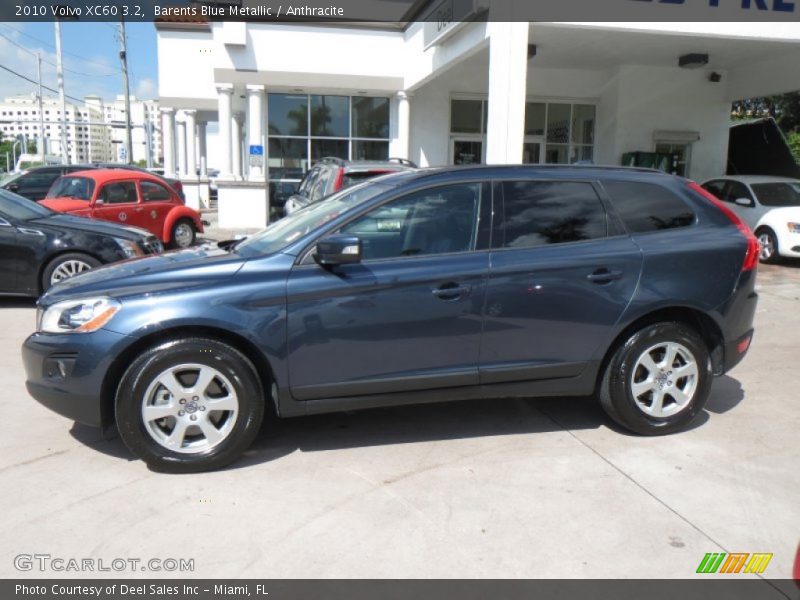 Barents Blue Metallic / Anthracite 2010 Volvo XC60 3.2
