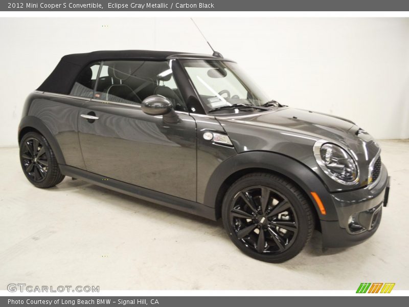 Eclipse Gray Metallic / Carbon Black 2012 Mini Cooper S Convertible