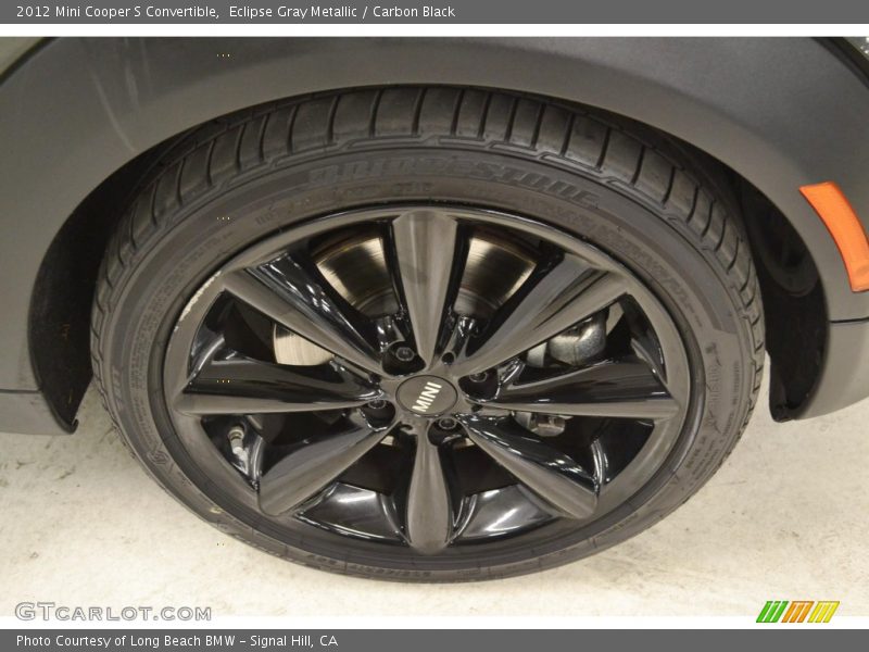 Eclipse Gray Metallic / Carbon Black 2012 Mini Cooper S Convertible