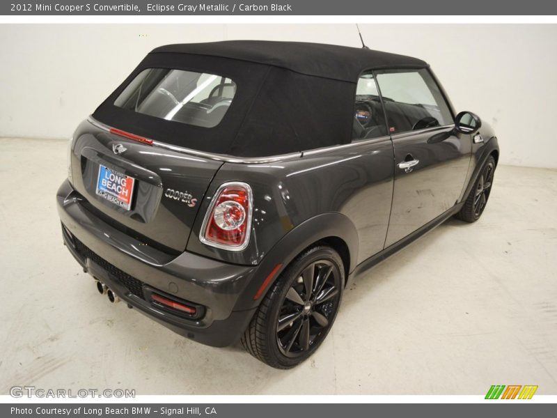 Eclipse Gray Metallic / Carbon Black 2012 Mini Cooper S Convertible