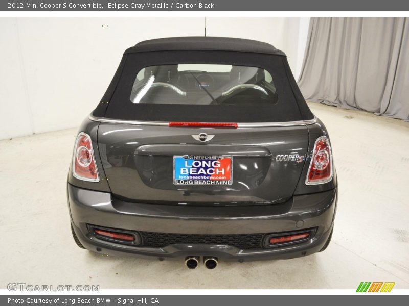 Eclipse Gray Metallic / Carbon Black 2012 Mini Cooper S Convertible