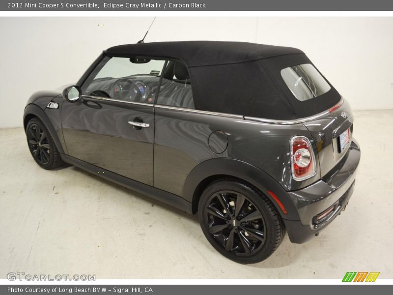 Eclipse Gray Metallic / Carbon Black 2012 Mini Cooper S Convertible
