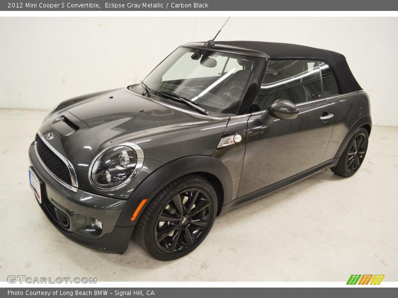 Eclipse Gray Metallic / Carbon Black 2012 Mini Cooper S Convertible