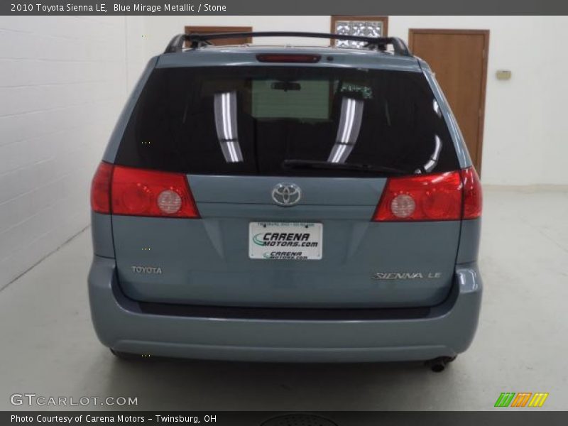 Blue Mirage Metallic / Stone 2010 Toyota Sienna LE