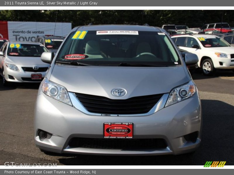 Silver Sky Metallic / Light Gray 2011 Toyota Sienna LE