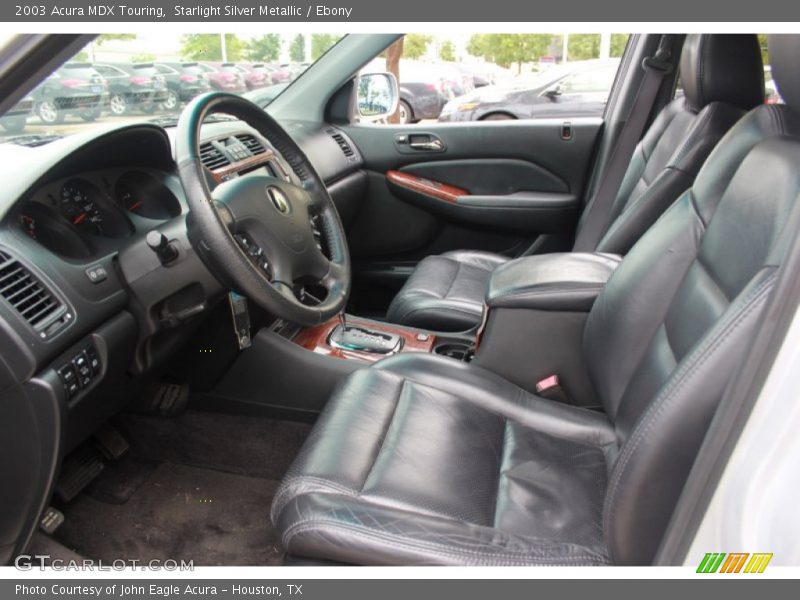 Starlight Silver Metallic / Ebony 2003 Acura MDX Touring
