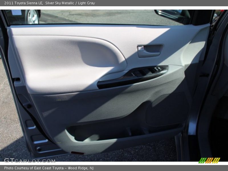 Silver Sky Metallic / Light Gray 2011 Toyota Sienna LE