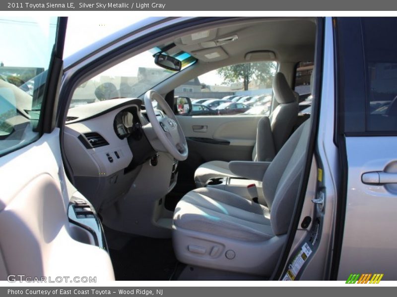 Silver Sky Metallic / Light Gray 2011 Toyota Sienna LE