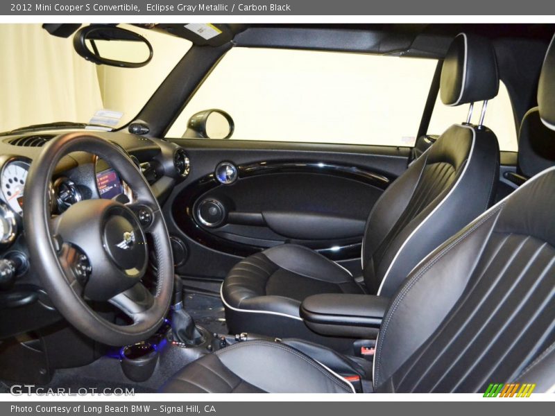 Eclipse Gray Metallic / Carbon Black 2012 Mini Cooper S Convertible