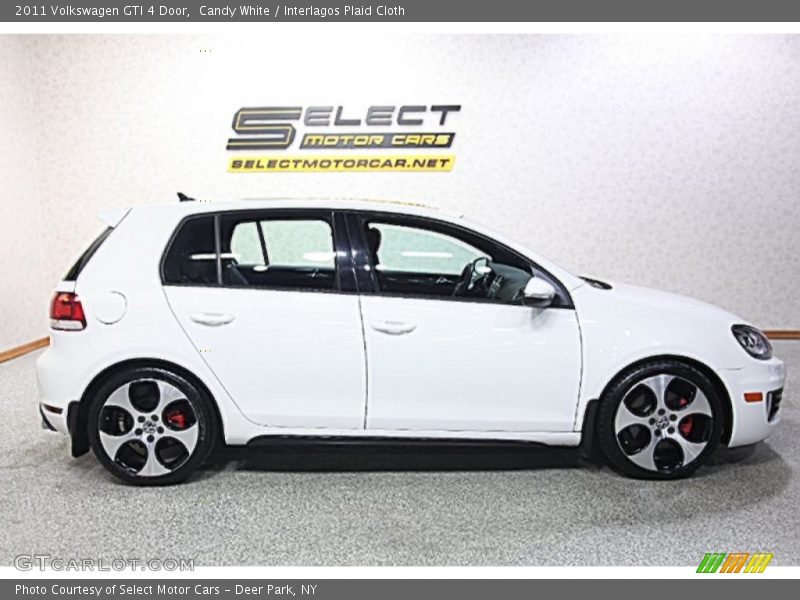 Candy White / Interlagos Plaid Cloth 2011 Volkswagen GTI 4 Door