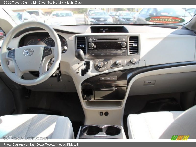 Silver Sky Metallic / Light Gray 2011 Toyota Sienna LE