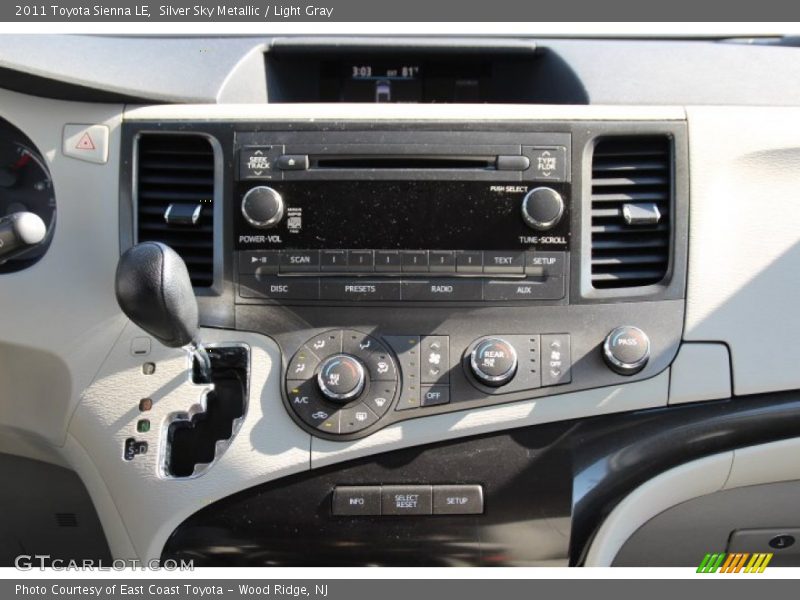 Silver Sky Metallic / Light Gray 2011 Toyota Sienna LE